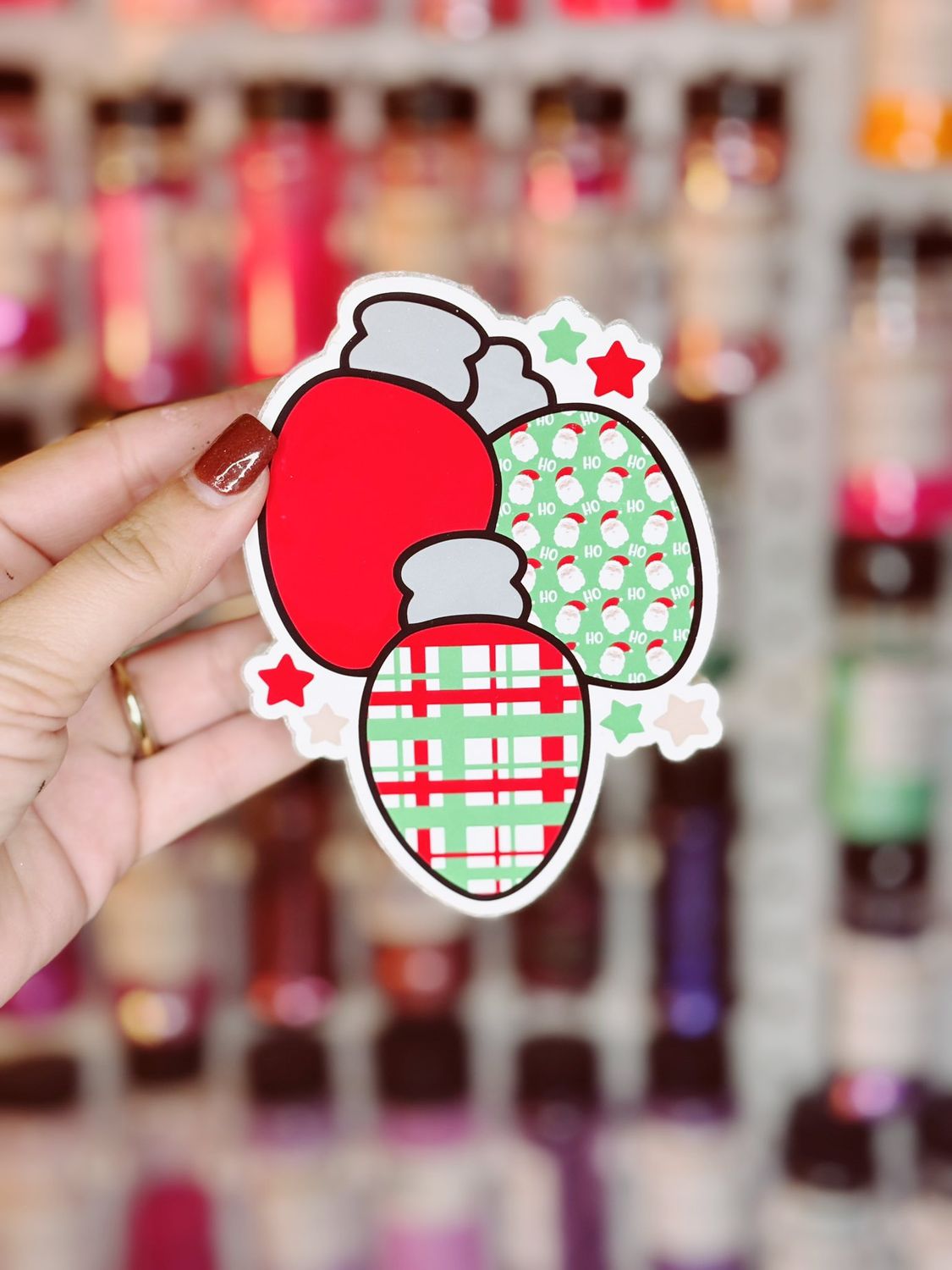 Christmas Light Trio Mystery Cardstock