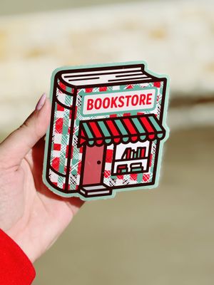 Christmas Bookstore Mystery Cardstock