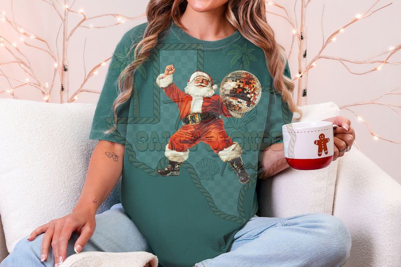 Distarten Santa Disco Santa