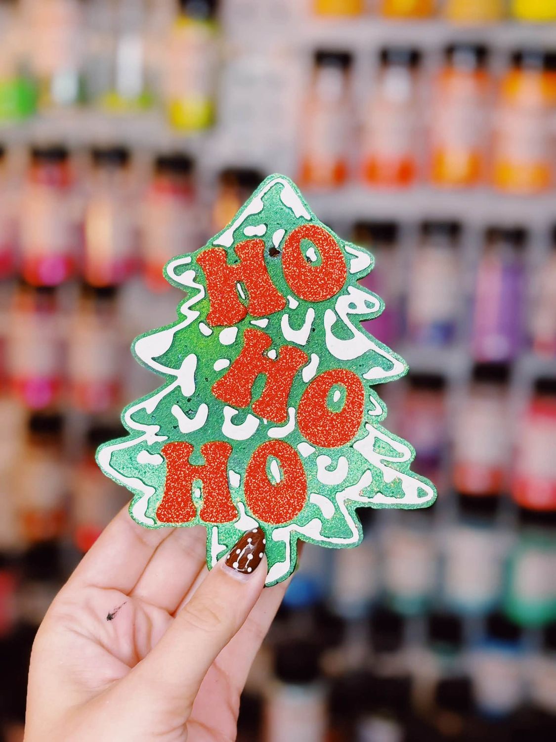 HO HO HO christmas tree