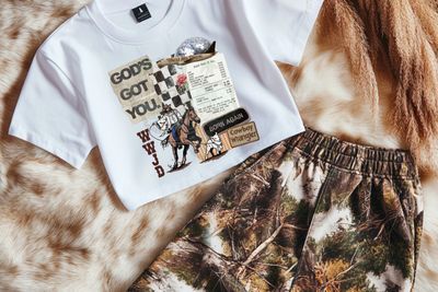 God got you collage tee