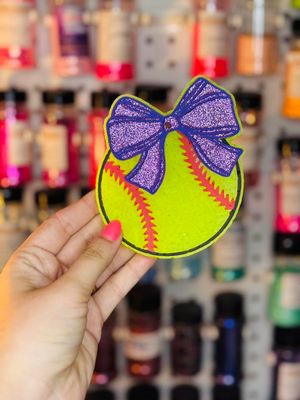 Baseball/ Softball with bow