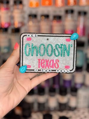 Hes choosin Texas I can tell