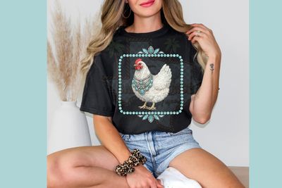 Western show chicken