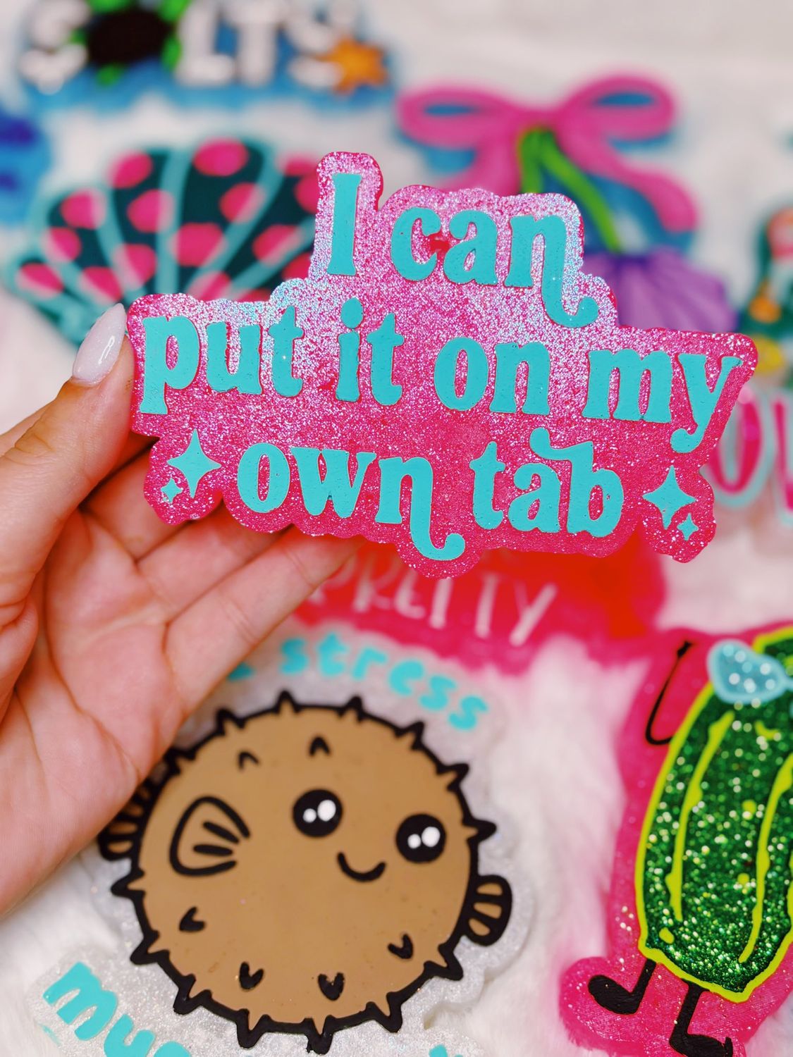 I can put it on my own tab