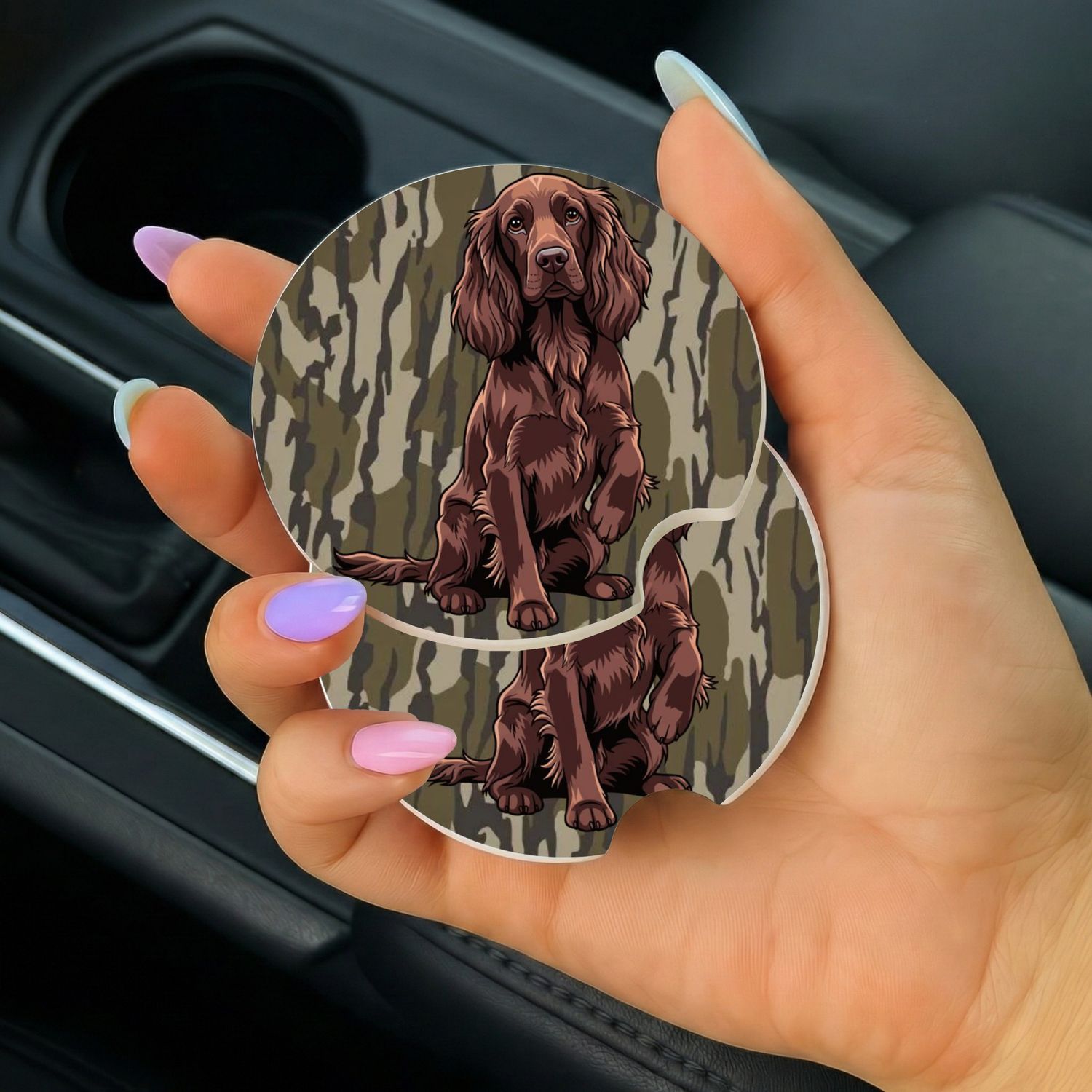 Spaniel Car Coasters