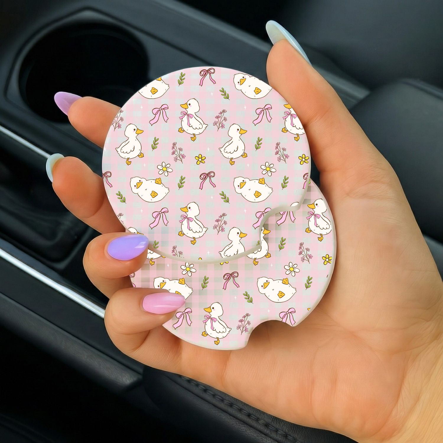 Car Coasters Cutesy Goose