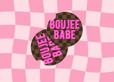 Car Coasters Boujee Babe