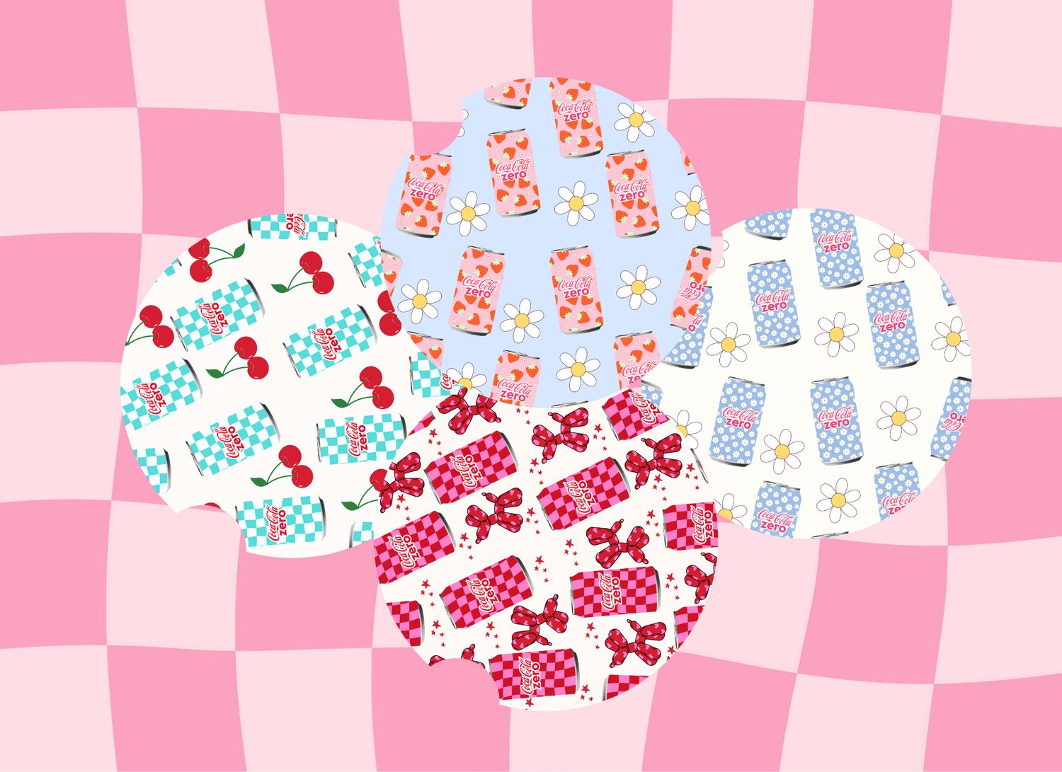 Car Coasters Coke Zero Cans