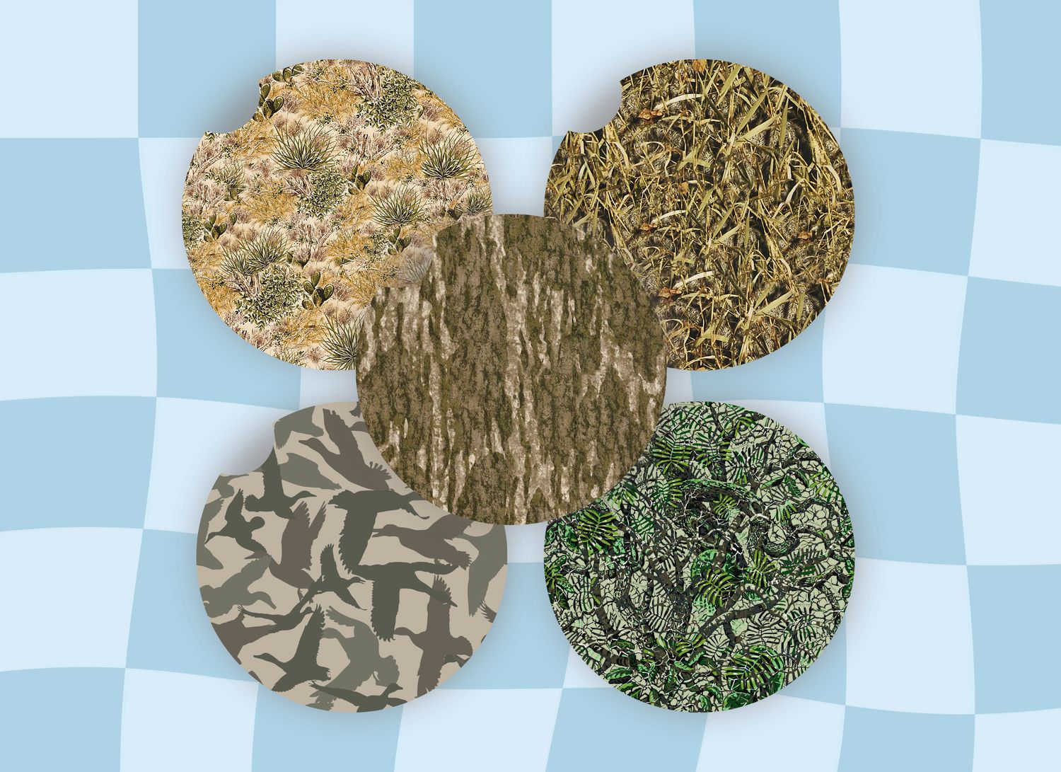 Car Coasters Camo #2