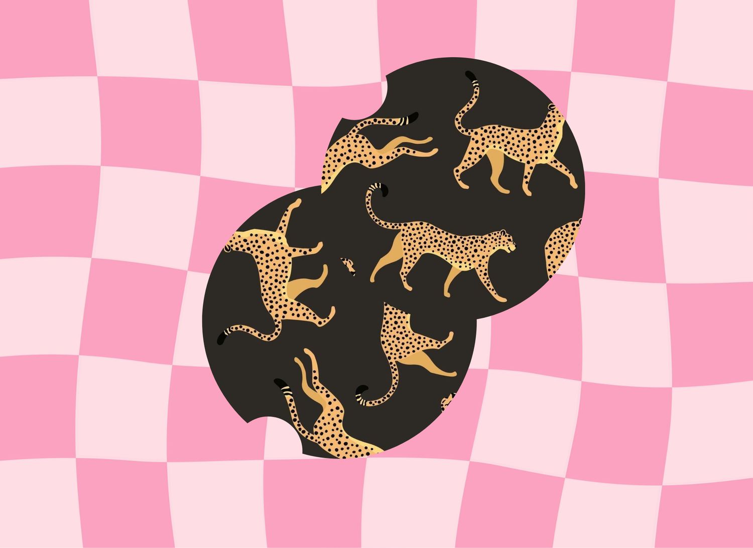 Car Coasters Cheetahs