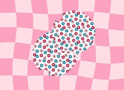 Car Coasters Patriotic Flowers