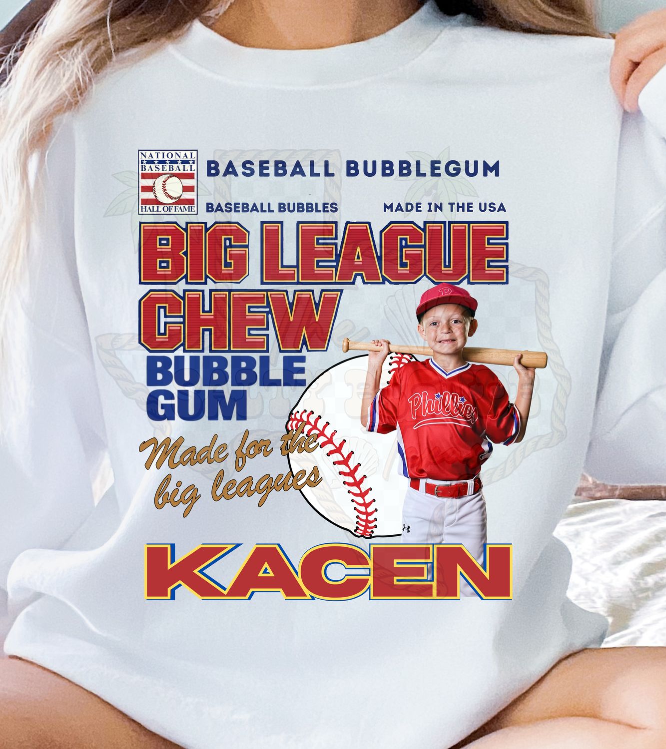 Custom Baseball Player Tee