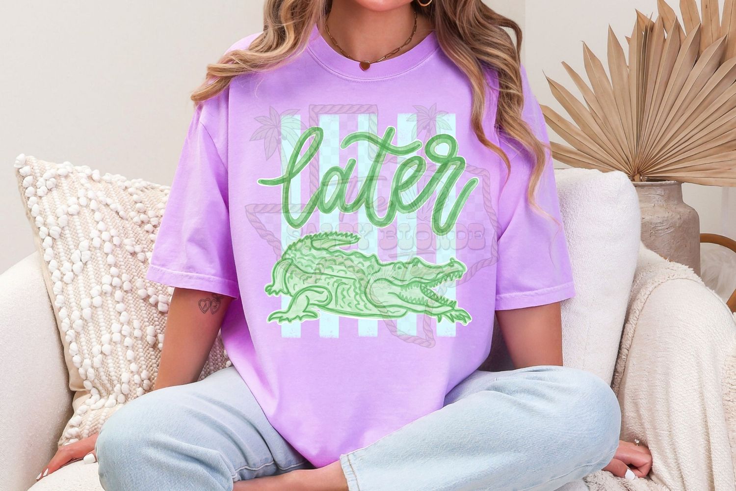 Later Gator Striped Tee