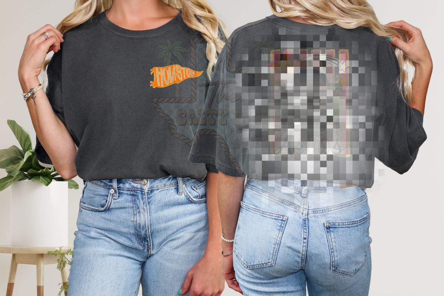 Houston Baseball Preppy Tee