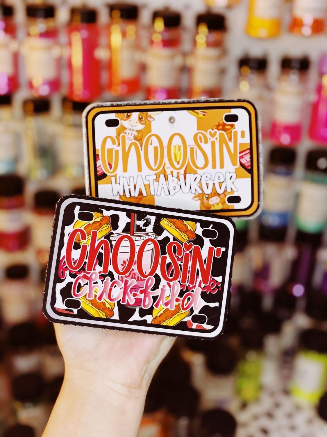 Choosin FOOD mystery cardstock