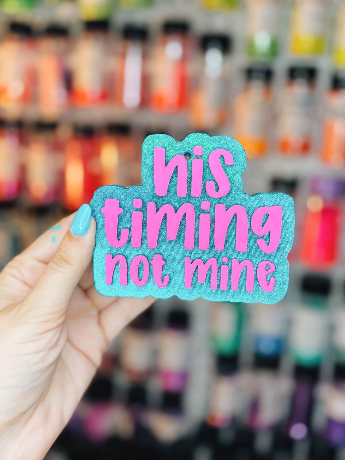 His timing not mine