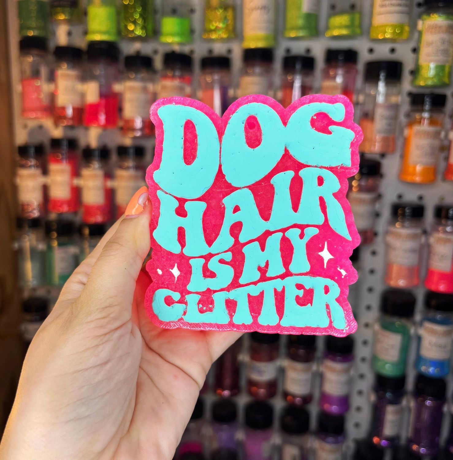 Dog hair is my glitter