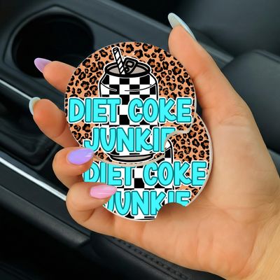 Car Coasters Diet Coke Junkie