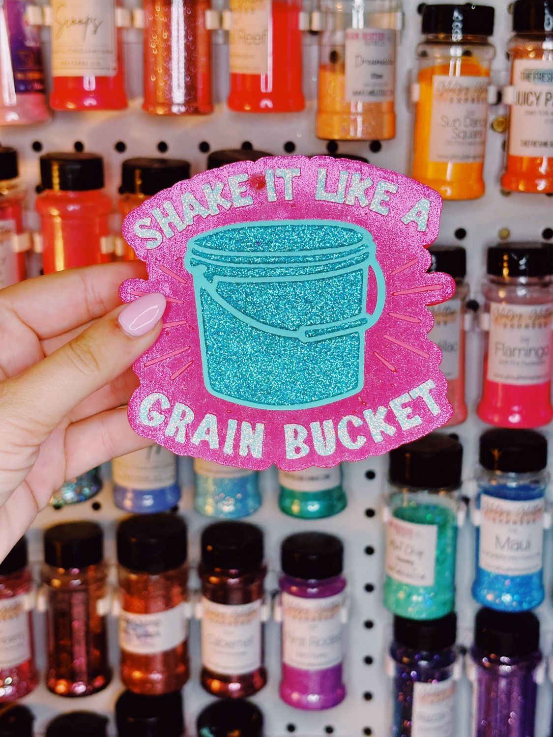 Shake it like a grain bucket