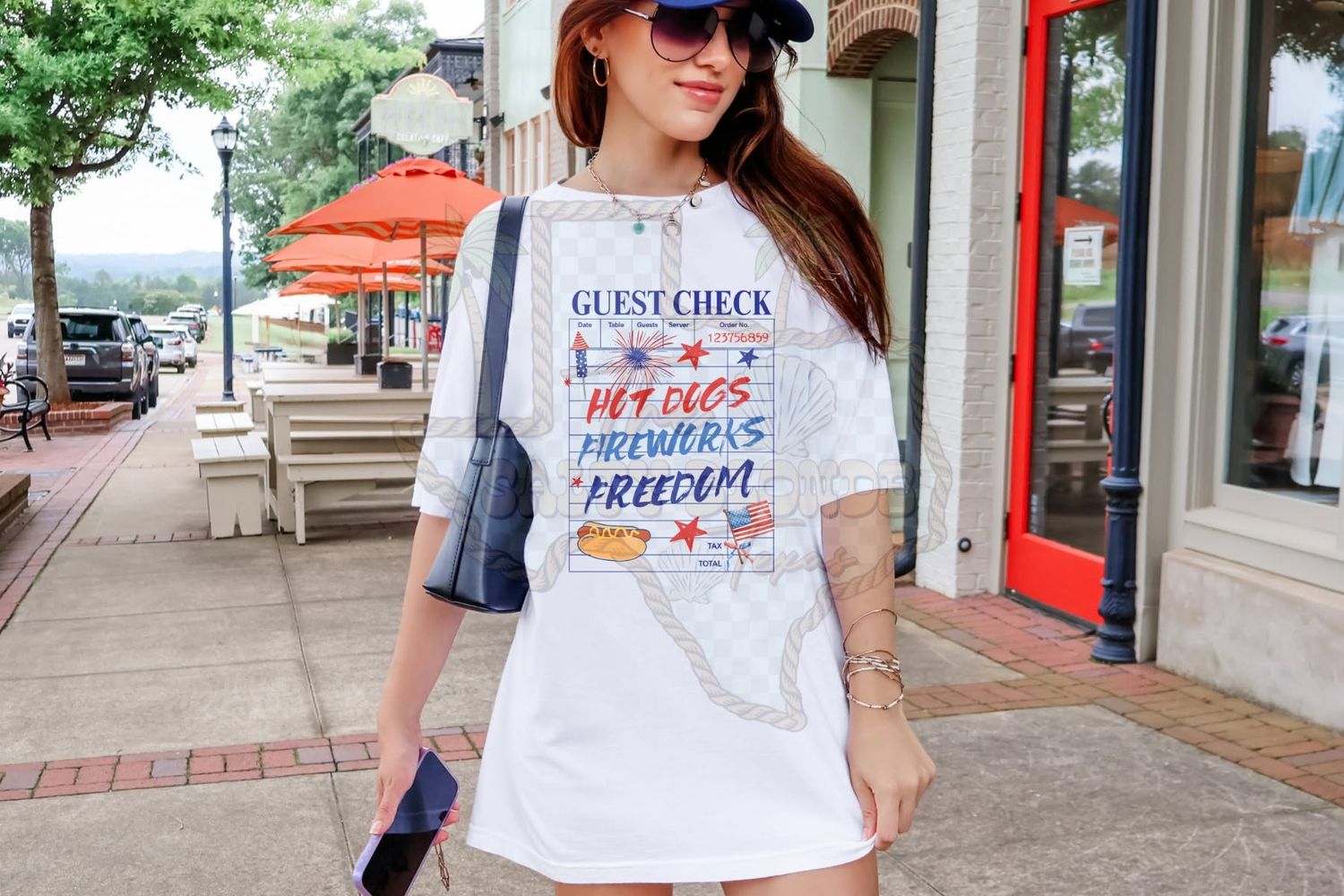 Guest Check Summer Themed