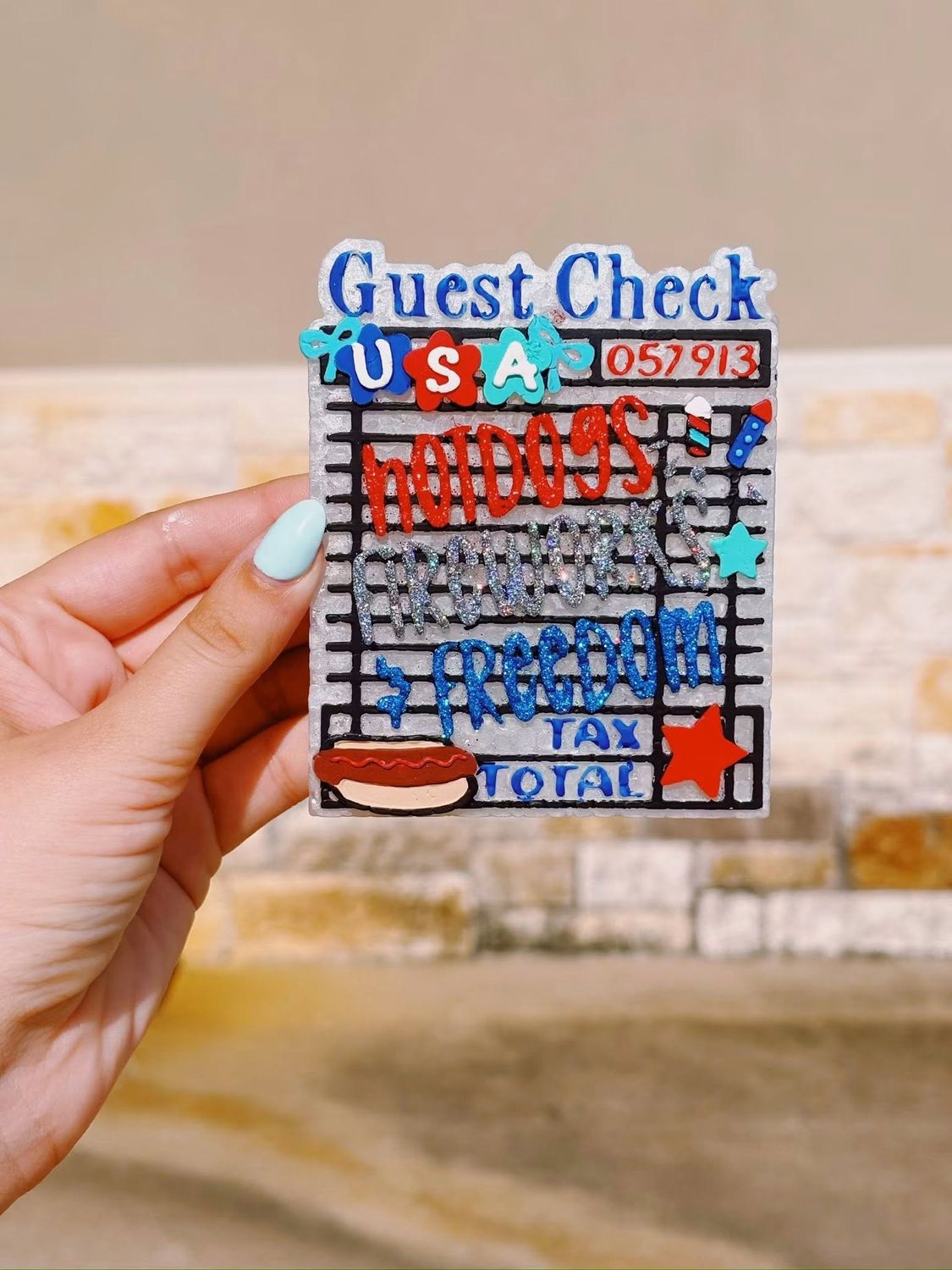 Guest Check Summer Theme