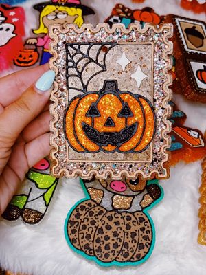 Jack o lantern stamp