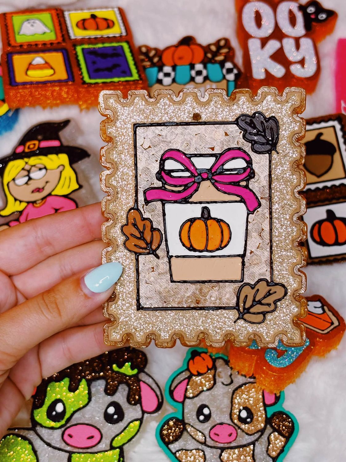 Pumpkin latte stamp