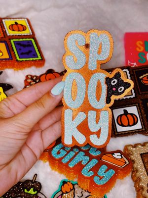 Spooky with cat