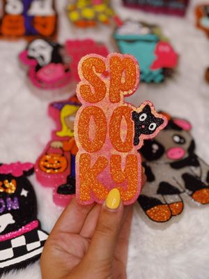 Spooky with cat