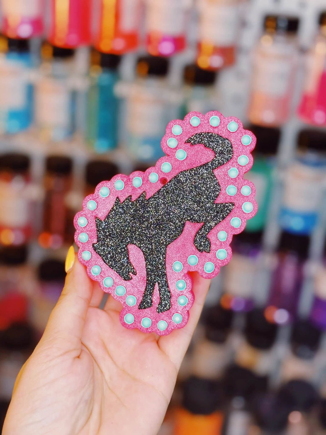 Horse with stones