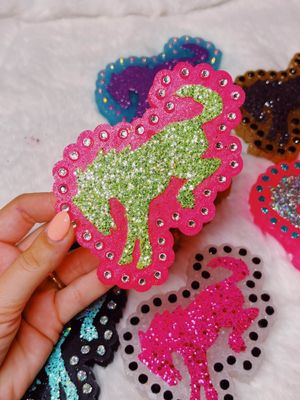 Horse with stones
