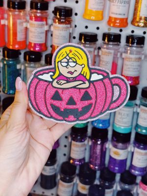 Halloween Lizzie Pumpkin Mug