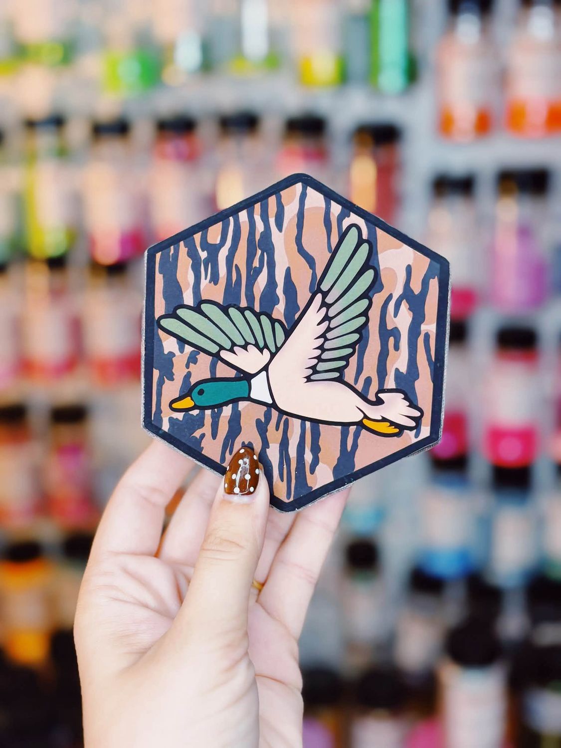 Flying Duck Shape Cardstock