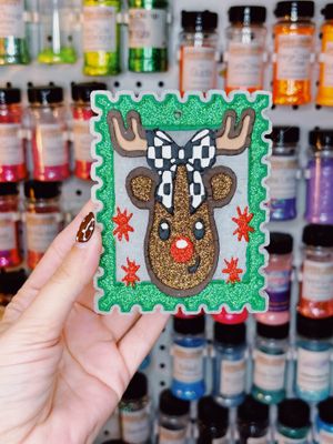 Christmas Reindeer Stamp