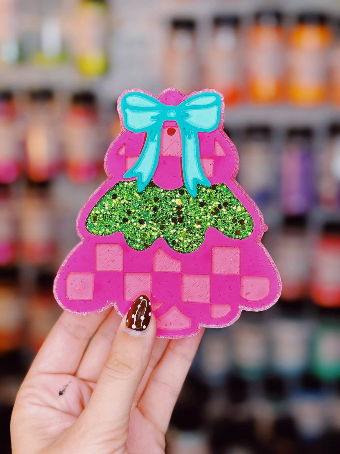 Christmas Tree Checkered