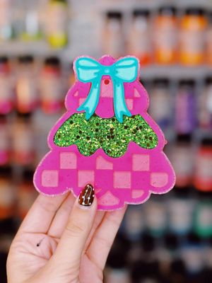 Christmas Tree Checkered