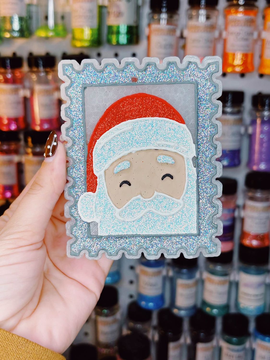 Christmas Santa Stamp