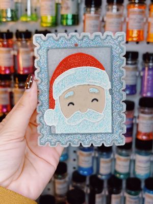 Christmas Santa Stamp