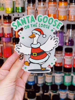 Santa Goose on the loose