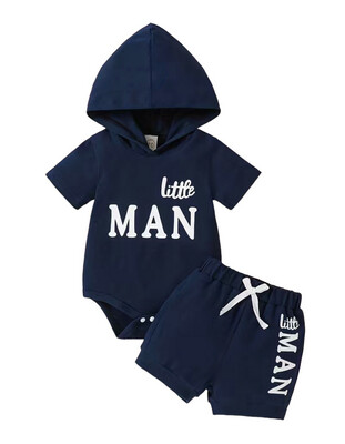 Baby Boys Printed T-Shirt And Short Set