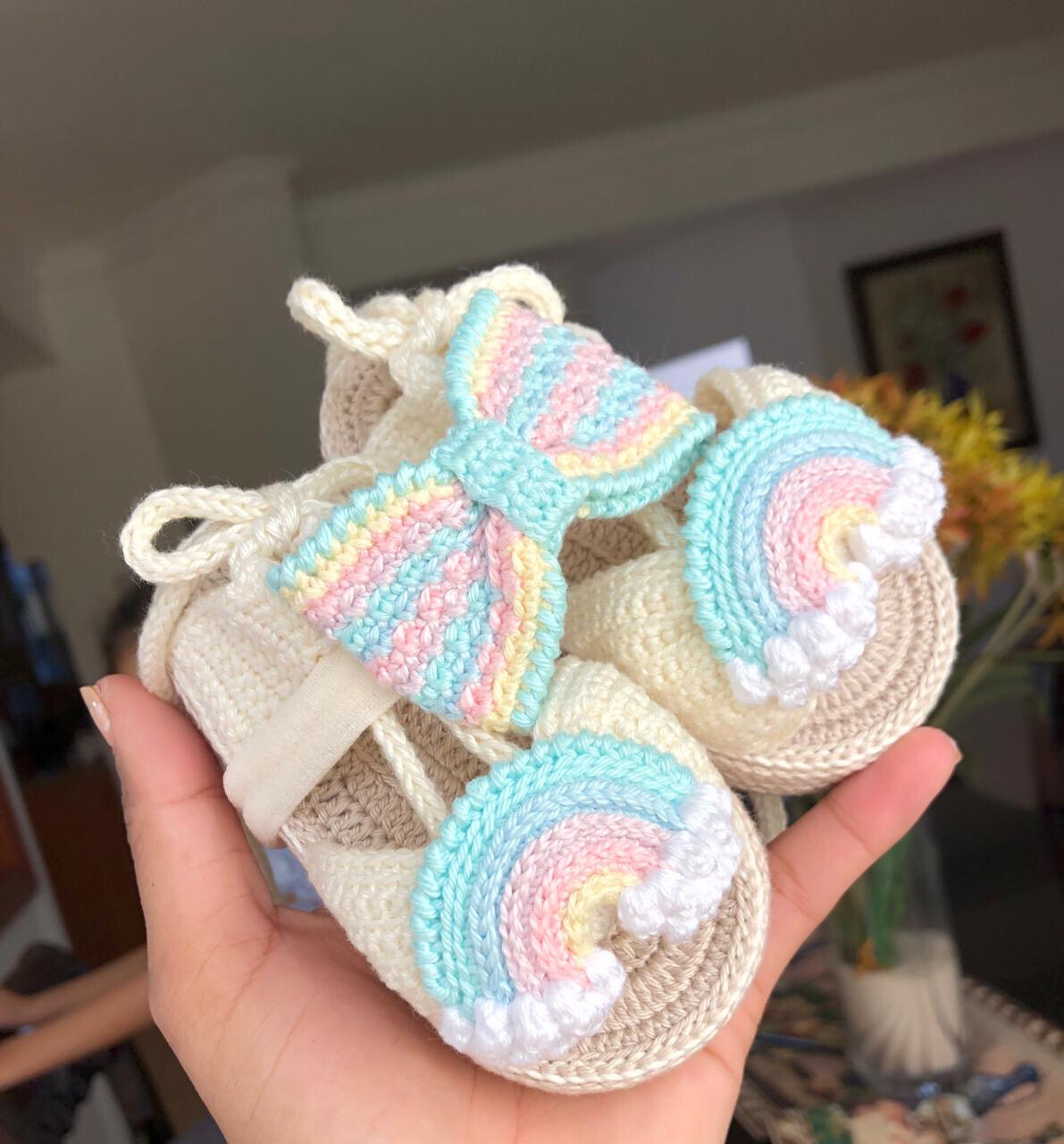 Rainbow sandals