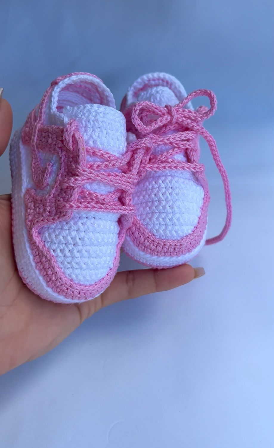 Crochet sneakers dunk style 