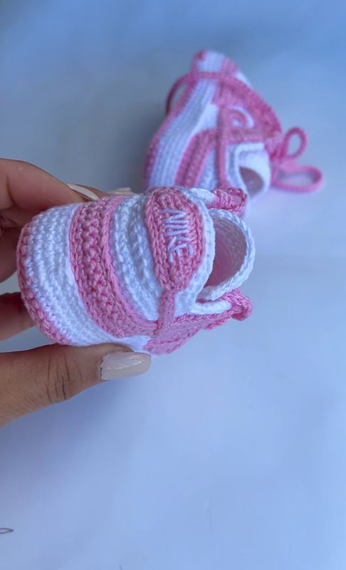 Crochet sneakers dunk style 
