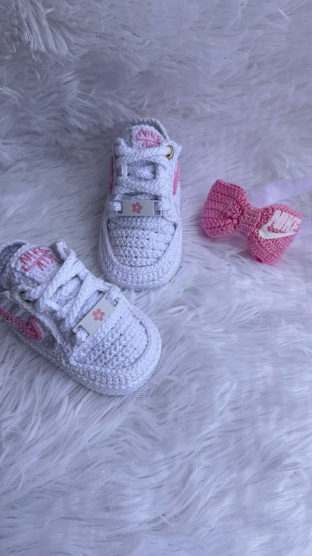  Crochet air force 1 set for Girl🎀