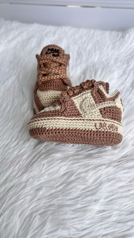 Crochet Nike Air Force 1'07 Low x Labubu style 