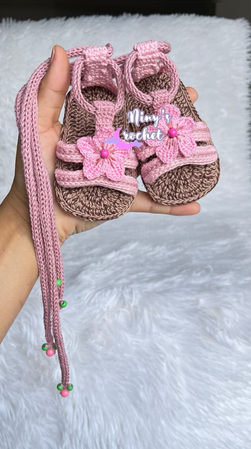 orchid sandals