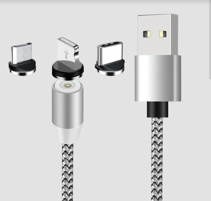 White Three-in-One Charger