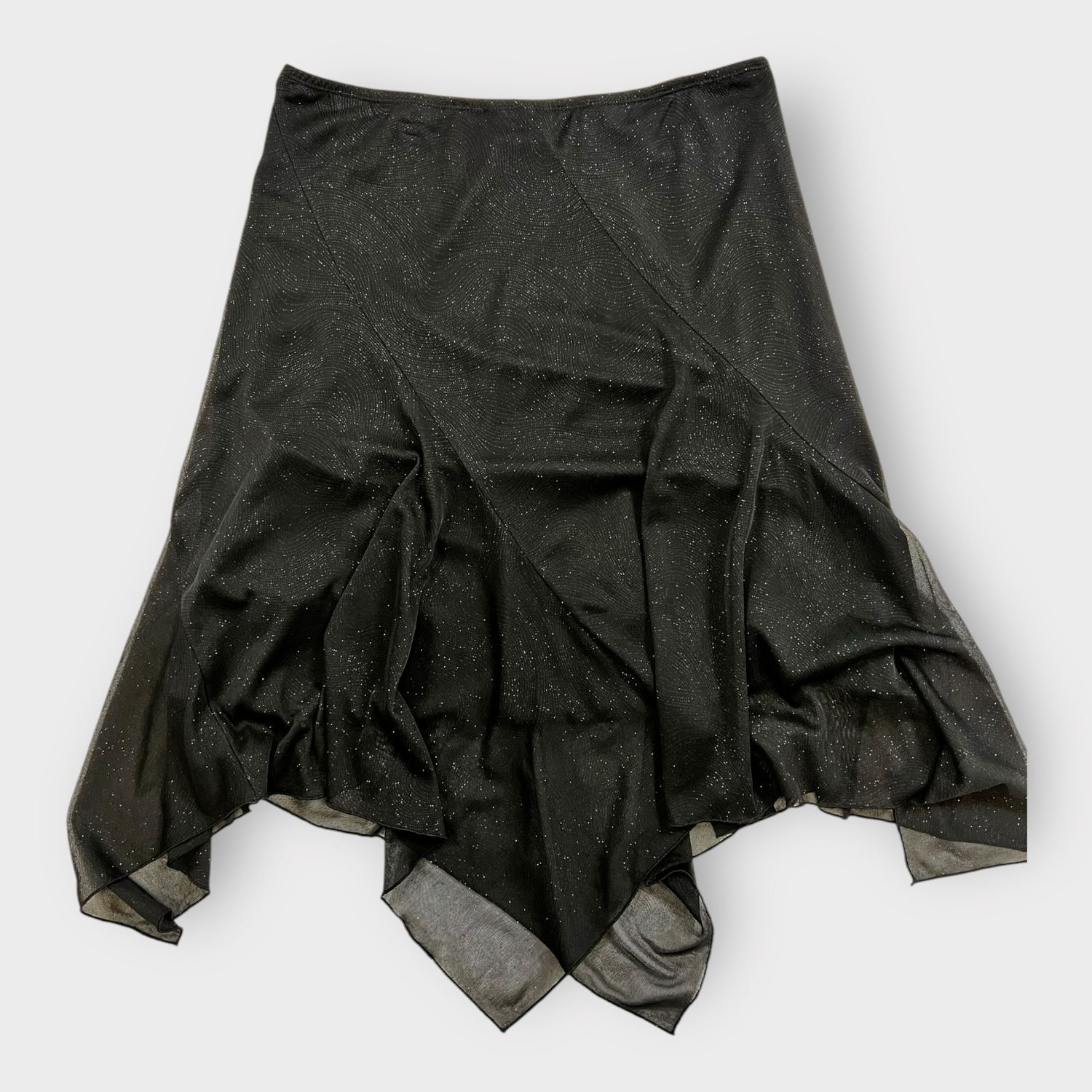Y2K Sparkle Stretch Skirt
