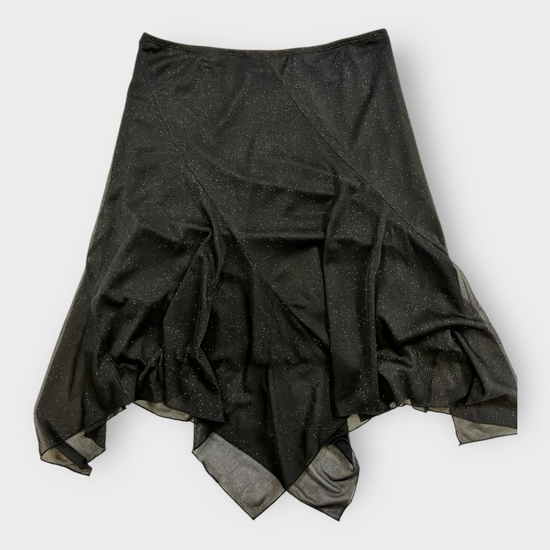 Y2K Sparkle Stretch Skirt